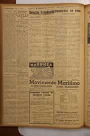 Página do jornal O Nordeste de abril de 1950