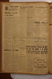 Página do jornal O Nordeste de abril de 1950