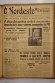 Página do jornal O Nordeste de abril de 1950