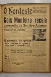 Página do jornal O Nordeste de abril de 1950
