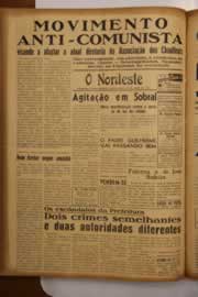 Página do jornal O Nordeste de abril de 1950