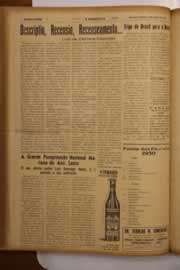 Página do jornal O Nordeste de maio de 1950