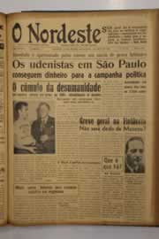 Página do jornal O Nordeste de maio de 1950