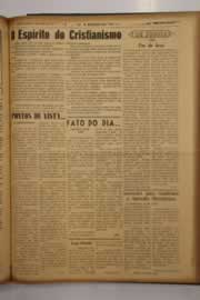 Página do jornal O Nordeste de maio de 1950