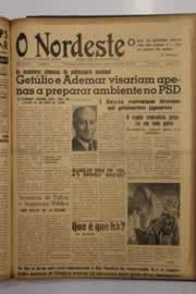 Página do jornal O Nordeste de maio de 1950