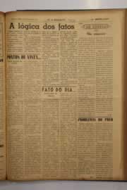 Página do jornal O Nordeste de maio de 1950