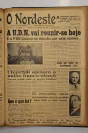 Página do jornal O Nordeste de maio de 1950