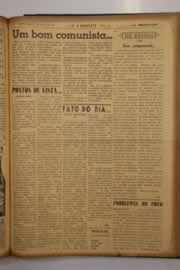 Página do jornal O Nordeste de maio de 1950