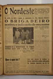 Página do jornal O Nordeste de maio de 1950