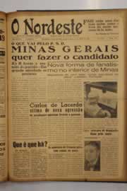 Página do jornal O Nordeste de maio de 1950