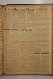Página do jornal O Nordeste de maio de 1950