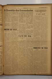 Página do jornal O Nordeste de maio de 1950