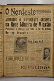 Página do jornal O Nordeste de maio de 1950