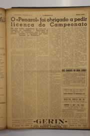 Página do jornal O Nordeste de maio de 1950