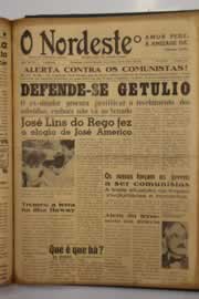 Página do jornal O Nordeste de maio de 1950