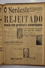 Página do jornal O Nordeste de maio de 1950