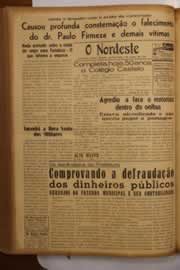 Página do jornal O Nordeste de junho de 1950