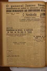 Página do jornal O Nordeste de junho de 1950