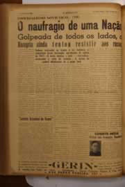 Página do jornal O Nordeste de junho de 1950