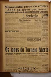 Página do jornal O Nordeste de junho de 1950