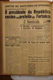 Página do jornal O Nordeste de junho de 1950