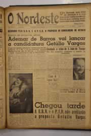 Página do jornal O Nordeste de junho de 1950