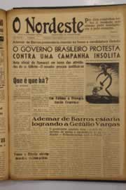 Página do jornal O Nordeste de junho de 1950