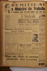 Página do jornal O Nordeste de junho de 1950
