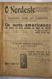 Página do jornal O Nordeste de julho de 1950