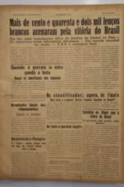 Página do jornal O Nordeste de julho de 1950
