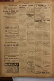 Página do jornal O Nordeste de julho de 1950