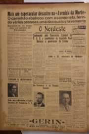 Página do jornal O Nordeste de julho de 1950