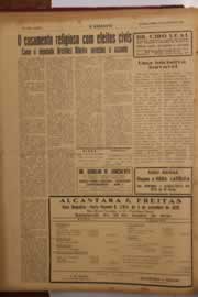 Página do jornal O Nordeste de julho de 1950