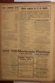 Página do jornal O Nordeste de julho de 1950
