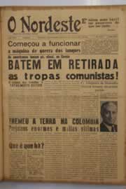 Página do jornal O Nordeste de julho de 1950