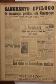Página do jornal O Nordeste de julho de 1950