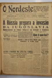 Página do jornal O Nordeste de julho de 1950