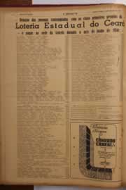 Página do jornal O Nordeste de julho de 1950