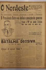 Página do jornal O Nordeste de julho de 1950