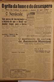 Página do jornal O Nordeste de julho de 1950