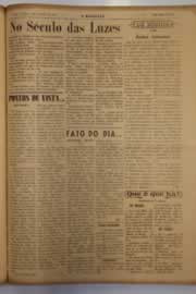 Página do jornal O Nordeste de agosto de 1950