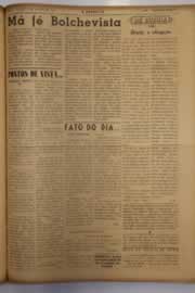 Página do jornal O Nordeste de agosto de 1950