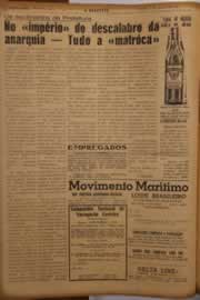 Página do jornal O Nordeste de agosto de 1950