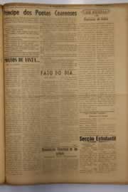 Página do jornal O Nordeste de agosto de 1950