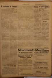 Página do jornal O Nordeste de agosto de 1950
