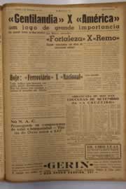 Página do jornal O Nordeste de setembro de 1950