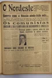 Página do jornal O Nordeste de setembro de 1950