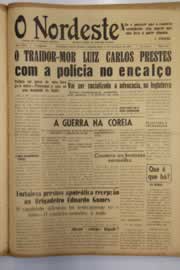 Página do jornal O Nordeste de setembro de 1950