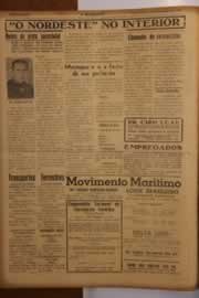 Página do jornal O Nordeste de setembro de 1950