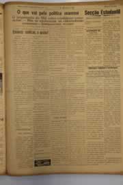Página do jornal O Nordeste de setembro de 1950